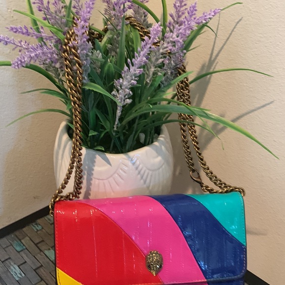- Kurt Geiger London Rainbow Stripe Leather Chain Wallet
KURT GEIGER LONDON - Picture 14 of 16